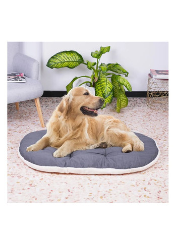 Подушка для собак та котів Relax F 100/12 зі штучним хутром сіра 103х63 см 82100097 Ferplast (269341631)