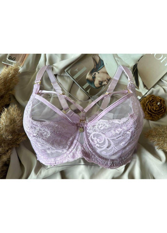 Сиреневый сиреневый бюстгальтер с портупеей без поролона Lanny Mode