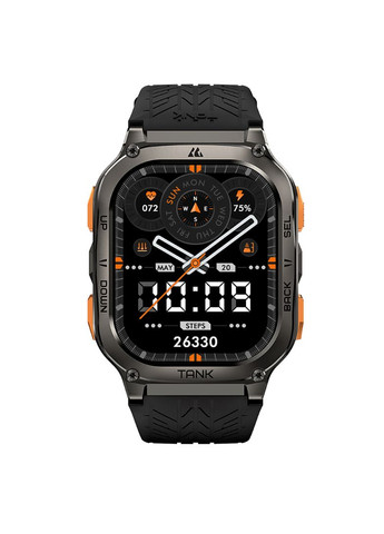 Умные смарт-часы противоударные TANK M3 ULTRA, Black Kospet (353497813)