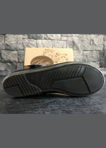 Шкіряні туфлі для дівчаток на липучці, Bistfor (308359858)