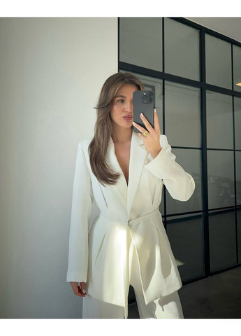 Костюм (пиджак, брюки), цвет Молочный Fashion (361668135)