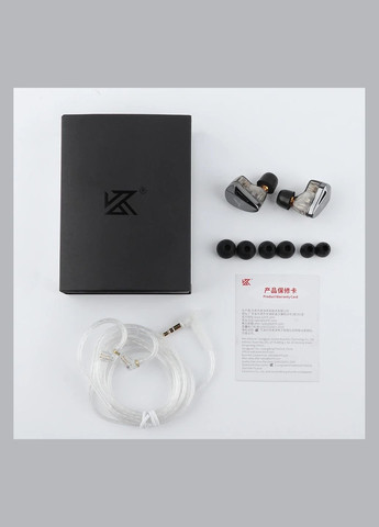 KZ AS10 PRO (with micro) — професійні арматурні навушники з 10 BA-драйверами Hi-Res IEM Knowledge Zenith (361269357)