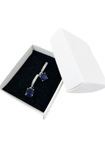 Сережки-підвіски срібні з сапфіром 1088-к-сф Shatlen Сережки (346488852)