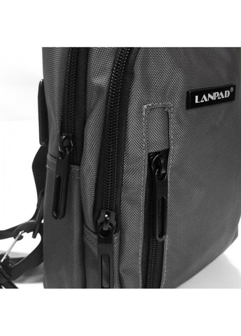 Чоловіча сумка-слінг 80002 gray Lanpad (366092165)