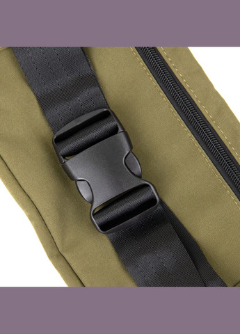 Сумка мужская через плечо бананка на пояс нейлон 20636 Зеленая Vintage (302008959)