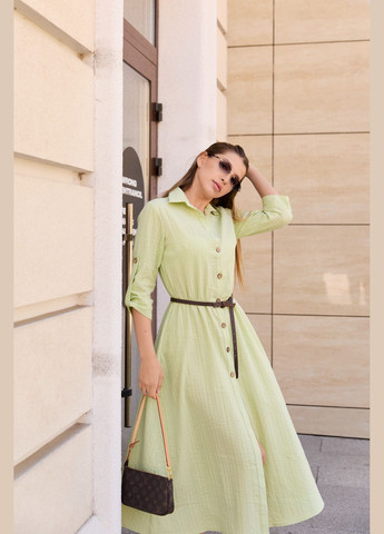 Салатовое платье MN