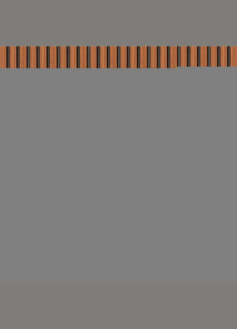 Рейка декоративна PS 2900х120х12мм Каштановий SW-00001743 Sticker Wall (370441616)