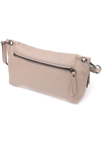 Стильна сумка на плече з натуральної шкіри 23005 Сірий Vintage (347146849)