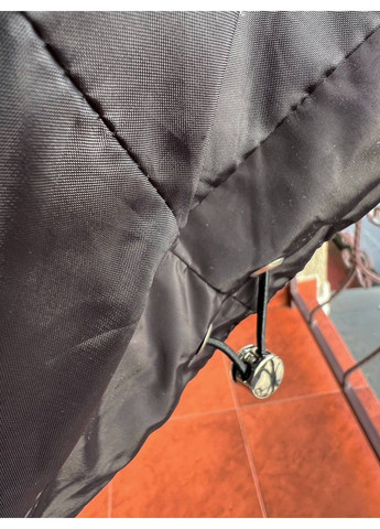 Черная демисезонная куртка женская 9068 оверсайз укороченная надпись впереди с капюшоном Lady yep