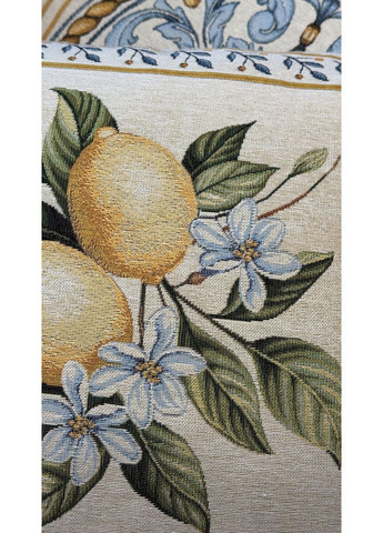 Наволочка гобеленова одностороння 45х45 см. Lemon No Brand (360889991)