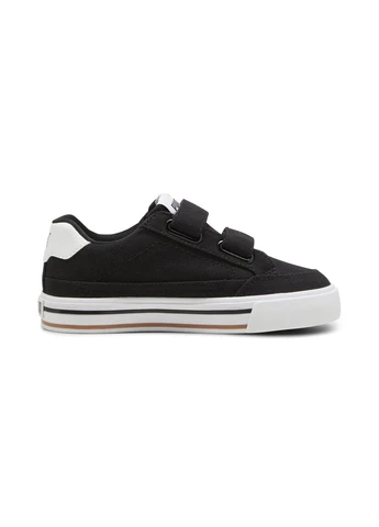 Черные детские кеды court classic vulc formstrip kids' sneakers Puma