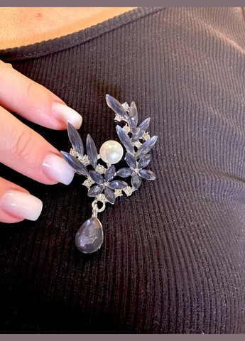 Брошь Weath Blue/White Mirshine (341328644)