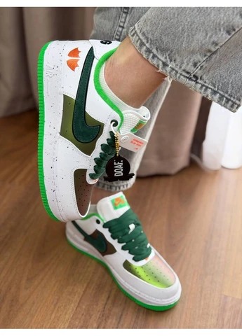 КРОССОВКИ ЖЕНСКИЕ NIKE AIR FORCE 1 LOW DUCKS OF A FEATHER UNIVERSITY OF OREGON EGG OR DUCK НАЙК АИР ФОРС 1 No Brand комбинированные демисезоны (391064991)