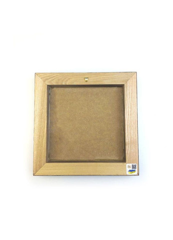 Картина с деревянной рамой "Ведь никто не может положить другую основу" 20х20 см Тур-Колекшн (355465729)