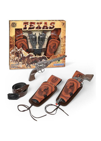 Набор Техас 2 револьверы 8 зарядные 234/0 Gonher (364503085)