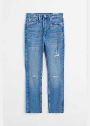 Светло-синие джинсы skinny лето,светло-синий, H&M