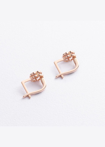 Золоті дитячі сережки Конюшина с09277 Oniks (305611631)