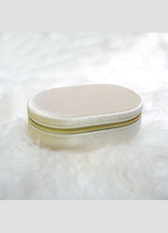 Оригинальная бархатная шкатулка для украшений овальной формы белого цвета, отличный подарок No Brand (326487938)