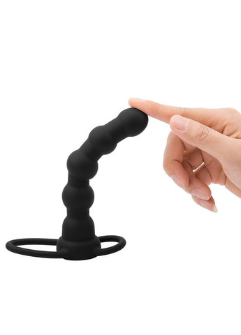 Насадка для подвійного проникнення на член анальна з вібрацією Double Prober фіксація за мошонку Lovetoy (303907999)