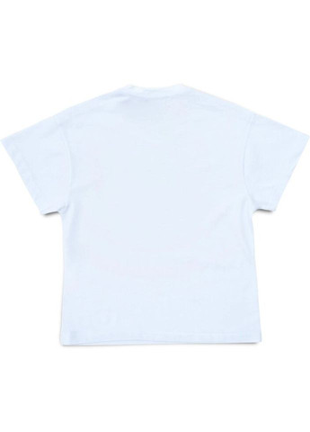 Біла демісезонна футболка дитяча базова (7251.01-152b-white) A-yugi