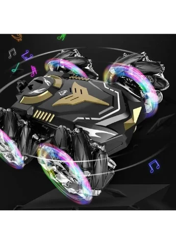 Машинка вертушка H-6010 Hyper Stunt-Car Glow, Машинка на радіокеруванні трюкова, дрифт, обертання 360° Profi (394129257)