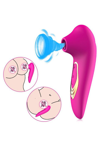 Вибратор вакуумный Dildaddy, розовый, 12 см, 10009 Soft Touch (290147869)