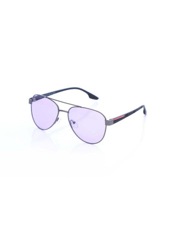 Сонцезахисні окуляри з поляризацією Авіатори чоловічі 093-356 LuckyLOOK (291885819)