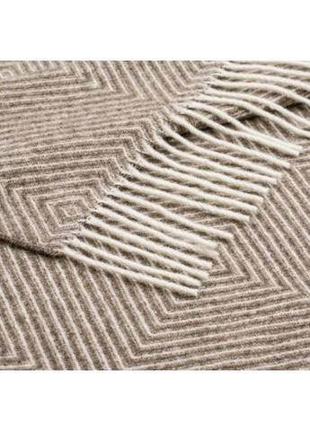 Плед мериносовий РОМБ 4235 140х200 см коричневий Love You (369527662)