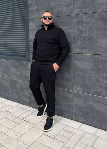 Чорний демісезонний костюм (кофта, штани) MonsterBrand (300239389)