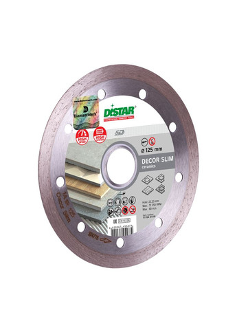 Круг алмазний відрізний 1A1R 100 ELEGANT Distar (369933702)