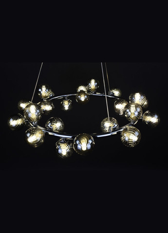 Люстра подвесная на 25 лампочек 27785 Хром 40-170х72х72 см. Sunnysky (364490253)