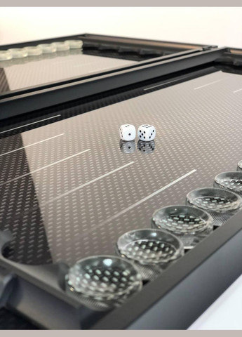 зі скла, Карбон, 61×27×5 см, арт. 250083 Кавун Нарди (335212048)