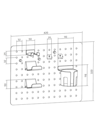 Органайзер WO600W White OfficePro (370617415)