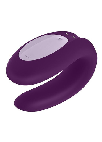Вібромасажер для пар Double Joy працює від програми, фіолетовий Satisfyer (347312815)