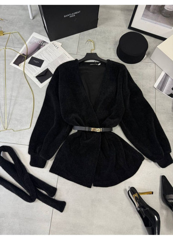 Черный демисезонный кардиган MonCher