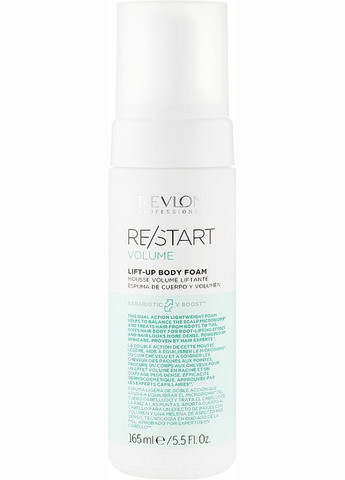 Пінка для об’єму волосся Restart Volume Lift-Up Body Foam 165ml (845530-66253) Revlon Professional (365800062)