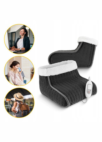 Грілка для ніг електрична з таймером та регулюванням Grey/White (P-5905973403627) 4FIZJO (314903177)