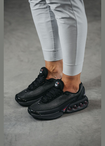 Кроссовки женские и мужские Nike Air Max DN black | Найк Аир Макс ДН черные No Brand чёрные демисезоны (315483077)