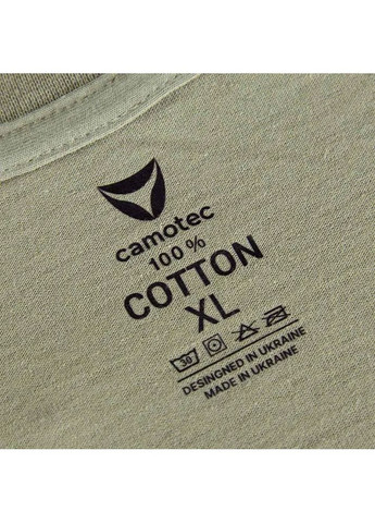 Хакі (оливкова) футболка bavovna хакі Camotec