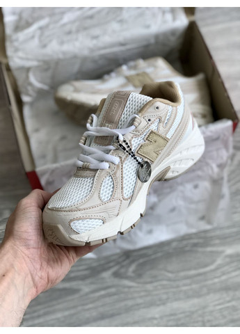 Кроссовки женские New Balance 740 White Yellow beige | Нью Беланс 740 бежевые No Brand бежевые демисезоны (363841014)