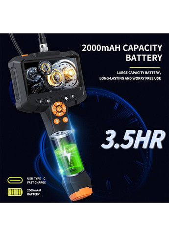 Промышленный видеоэндоскоп с подсветкой G30-M 5м черный Amazon (361268483)