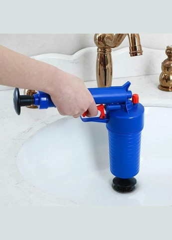Вантуз высокого давления Toilet Dredge Gun для раковин и унитазов No Brand (315862509)