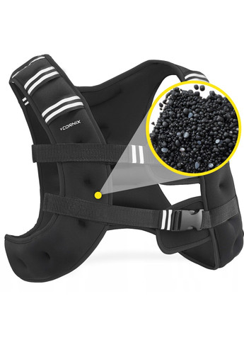 Жилет-утяжелитель для тренировок Weight Vest 5 кг Black Cornix XR-0343 (340459315)