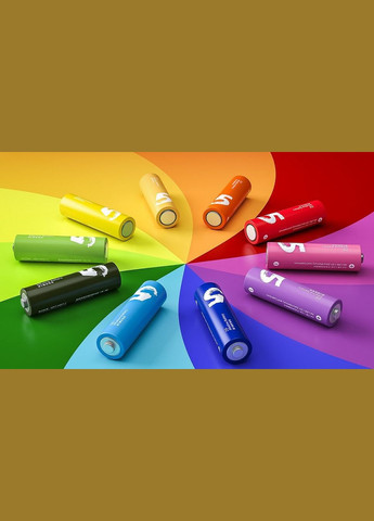 Батарейки Rainbow AA batteries 10 pcs AA501 — набір 10 штук ZMI (277634702)