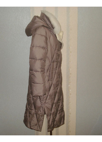 Коричневое демисезонное Пальто зимнее 6-878 Qarlevar