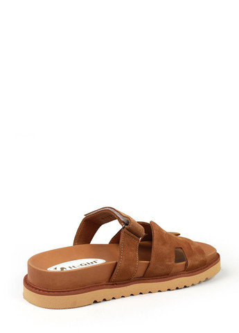 Коричневые шлёпанцы It-Girl