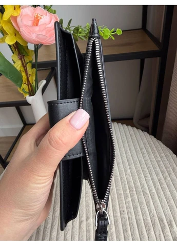 Кошелек книжка с отделением для телефона бежевый коричневый Case In Signature Canvas натуральная кожа + подарочная упаковка Coach (392066439)
