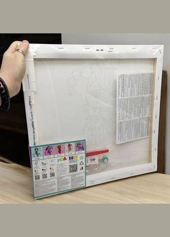 Картина за номерами з фарбами металік "L.O.L. Surprise! Mermaids. Miss Sea" 40х40 см Ідейка (369787528)