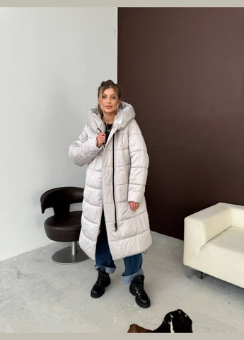Срібне зимнє Пальто Лея Mirage