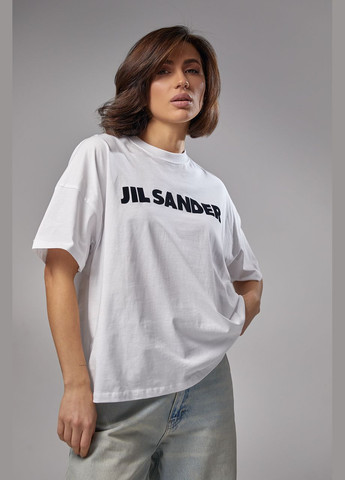Трикотажная футболка с надписью Jil Sander Lurex - (291762019)